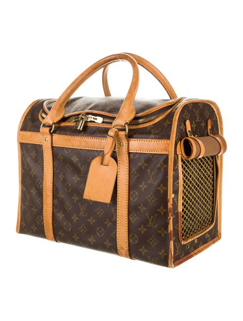 designer dog carriers louis vuitton|vintage louis vuitton dog carrier.